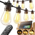 addlon 54FT(48+6) Solar String Lights Outdoor Waterproof with USB Charging & Remote
