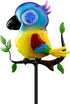 Parrot Solar Garden Lights Outdoor Waterproof, Christmas Metal Yard Decor Outdoor Solar Lights Decorative Stake
