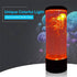 DLBJZQXC 7 Color Changing LED Jellyfish Lamp, Jelly Fish Tank Night Light for People Relaxing Lights Fake Aquarium Desk