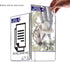 Marketing Holders 4 Pack 5" 7" Sign Holder x Tabletop Menu Ad Display Frame Clear Acrylic Table Tent Stand Four Sided
