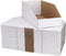 ZBEIVAN 35 Packs Cardboard Storage Bins Boxes, Easy Assembly Pantry Organizer Bins for Shelf, White