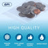Clear Plastic Reclosable Zip Bags, Bulk GPI Pack of 200, 3" x 4" Strong & Durable Poly Baggies