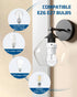E26/E27 2 Pack, DEWENWILS Light Sensor Socket, Socket Adapter, Automatic Dusk to Dawn Sensor Socket for Porch/Wall