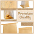 50 10.2 6.3 5.1 Inches Packaging Pcs Bread Bags for Homemade Bread Sourdough, * * Bakery Bags with Window Reusable Tin