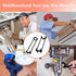 2 Pcs Four-jaw Hex Wrench, Basin Wrench Set, 7 Sizes Carbon Steel Multifunctional Sink Wrench, Tight Spaces Maintenance Installation Removal Faucet Tools, for Kitchen Bathroom Most Screws & Threads by Aewrtet