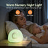 15-Min 7 4 Baby Night Light for Nursery, Smart Voice Activated Elephant Lamp with Auto-Shut Off, Color Changing