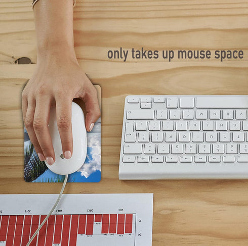 GZXHS 5x6inches Small Mouse pad mall, only Takes up Mouse Space, Mini Travel Carry Washable Non-Slip Rubber Base