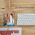 GZXHS 5x6inches Small Mouse pad mall, only Takes up Mouse Space, Mini Travel Carry Washable Non-Slip Rubber Base