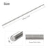 uxcell 4Pcs M5 x 250mm Fully Threaded Rod - 304 Stainless Steel Right Hand Threads