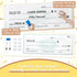 Zhehao 2 Pack 38 15.8 Inch Big Checks for Presentations Reusable x Large Dry Erase Giant Checks Giant Check Fake Check