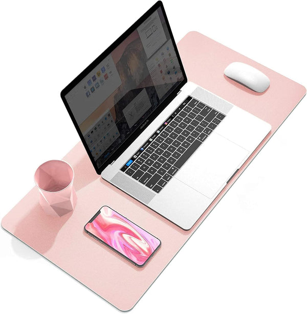 YSAGi Desk Pad, 23.6" x 13.7" Ultra Thin Waterproof PU Leather Blotter for Keyboard and Mouse