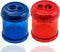 Manual Pencil Sharpener Dual Twin Holes Duty Metal Sharp Blade Crayon XL