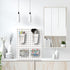 Kuhome 6 Sets Pegboard Bins and Cups with Hooks for Organizing Craft Tools, Transparent Storage for Garage