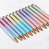 WY WENYUAN Gel Pens, 12 pcs Black Ink Fine Point Smooth Writing Pens, Cute Office School Supplies Gifts