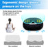 Tailbone Donut Pillow Seat Cushion for Pain Relief - Orthopedic Gel & Memory Foam with Cooling Layer, Non-Slip Base