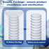 30 Pack 60 x 15 mm Plastic Petri Dishes with Lids, Deep Clean Lab Petri Dish for Mycology