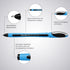 Schneider Slider Memo XB Ballpoint Pen, 1.4 mm, Light Blue Barrel, Box of 10 Pens (150203)