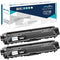 LCL Compatible Toner Cartridge Replacement for Brother TN-221 TN221 TN221BK, Black 2-Pack for HL-3140CW
