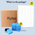 Small Dry Erase Board with Lines, 10 Pack 9"x12" Double Sided Mini Whiteboard for Education Classroom Supplies