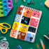 Performore 6 Pack of Cute Pencil Erasers for Kids - Mixed Fun Style Animal Themed with Clean Up Roller Pencil Rubber