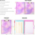 Spiral Clipboard Folio with Refillable Notepad, Cute Clipboard Folder, 5 Dividers with Storage 10 Pockets,Versatile Clipfolio,Hardcover Clipboards Notebook for School Office Planner Clip Board-Purple by SFLHHDM