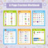 Yikorqu 164CPS Magnetic Fraction Demonstration Book Magnetic Fraction Learning Tiles Montessori Manipulatives