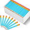 Outus 144 Pieces Light Blue Golf Pencils - HB Half Pencils with Eraser - 3.5 Inch Mini Pencils for Kids Baby Shower