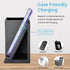 KINGFOM PU Leather Desk Organizer - Wireless Charging Station for iPhone, 10W Charger for iPhone 14/13/Samsung Galaxy,