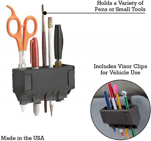 Easy To Use Products Pen Grip, Pencil Holder in Black (1 Pack)