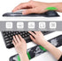 ToLuLu Ergonomic Keyboard Wrist Rest Pad and Mouse Pad Set, Non-Slip Support with Raised Memory Foam, Cool World Map