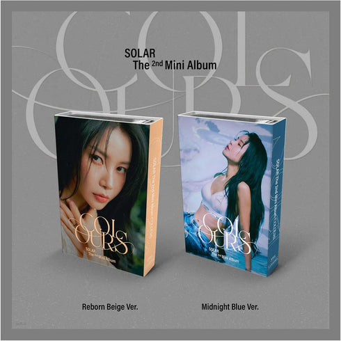 MAMAMOO SOLAR COLOURS 2nd Mini Album Full SET (Palette+Beige+Blue) with Tracking Sealed