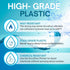 4oz Graduated Cylinder - Heat & Chemical Resistant, Multipurpose Measuring Cylinder, 5 Pack with Measurements