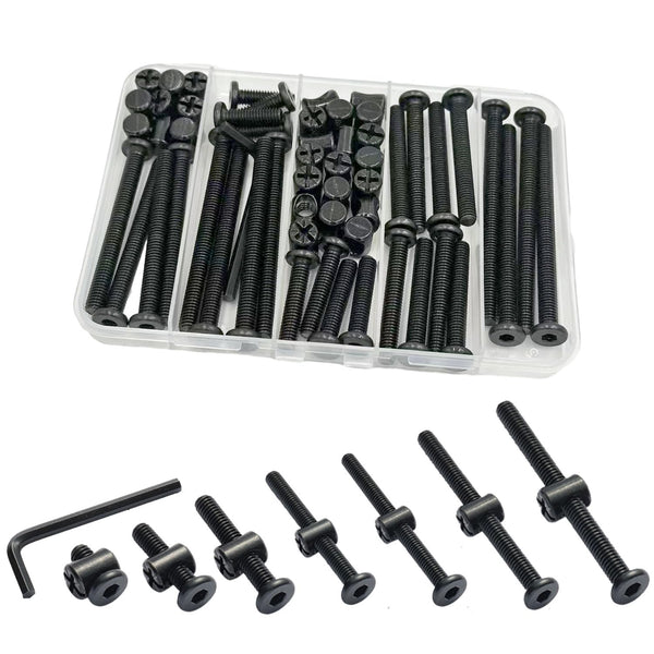 Hincell Crib Screws Hardware Replacement Kit, 28 Set Baby Bed Frame Bolts &Barrel
