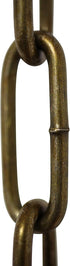 RCH Hardware CH-S59-04-AB-10 Steel Chandelier Chain, Antique Brass (10 Feet)