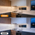 Bangnics 6 12 Inch Dimmable 24W Countertop Counter Closets 5000K Under Cabinet Lighting Plug in. PCS Likable Low