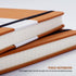 Unruled/Blank/Plain/Unlined Large A5 Sketchbook with Premium Thick Paper and Dividers Gift, 8.4 x 5.7 In