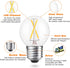 Dimmable Bulb, 2W(25-Watt 3000K, A15/A50 E26 Bulbs 6-Pack Globe LED Equivalent), Soft White Base Edison LED Light
