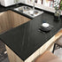 Matte Marble Black Contact Paper, 15.8''x78.8'', Peel and Stick Waterproof Wallpaper for Bathroom and Kitchen