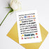 Supoeguk Lovely Thank You Card for Friend, Appreciation Card for Boss Coworker, Poem Thank You Card for Teacher, Sweet