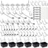 FRIMOONY Pegboard Hooks Assortment, 107 PCS for Organizing Various Tools, Includes Pegboard Bins