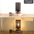 Bulb Table Lamp for Night Stands, Bedside Lamp with USB Port and Outlet, Touch Lamps for Bedroom, Bed lamp with Metal