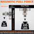 10lbs Duty,2 Pack M8 MUTUACTOR Neodymium Magnets with Bolts,Magnetic Mount Permanent Rare Earth Round Magnet Heavy