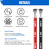 16 AWG Silicone Wire - 40 Ft Length (20 Ft Black and 20 Ft Red), Flexible, High Temperature Resistant