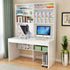 SUIN 4 Pack Foldable Magazine Holder, Seamless Floral Designed File-Boxes Desk File Organizer for Office, Home, School