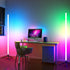 LED RGB Floor Lamp Smart Corner Standing Lamp with Music Sync APP and Remote Control Gaming Light for Bedroom Living