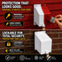 The Hawk Cover (2 Pack) Hard Shell Outdoor Faucet Cover for Winter Freeze & UV Protection, Insulated Permanent Spigot