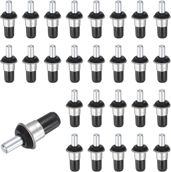 uxcell 60Pcs Shutter Repair Pins, 0.98"x0.43" Metal Spring-Loaded Replacement Pins Plantation Shutter