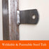 Weld on Steel Tabs, Premium 9 Gauge A36 Hot Rolled Mild Steel, 1-1/4"x2-3/8" with 3/8" Hole