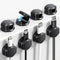 Cuworlis 8 Pack Magnetic Cable Clips Cord Organizer-Adhesive Wire Holder, Under Desk Cord