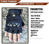 Cyuanxgr 8 LED Flashlight Gloves, Half Finger Lighted Gloves Gifts for Men Women, Flashlight Gloves with LEDs Stocking